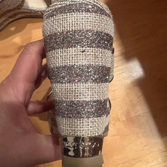 Authentic Jimmy Choo wedge slides - Picture 5 of 8